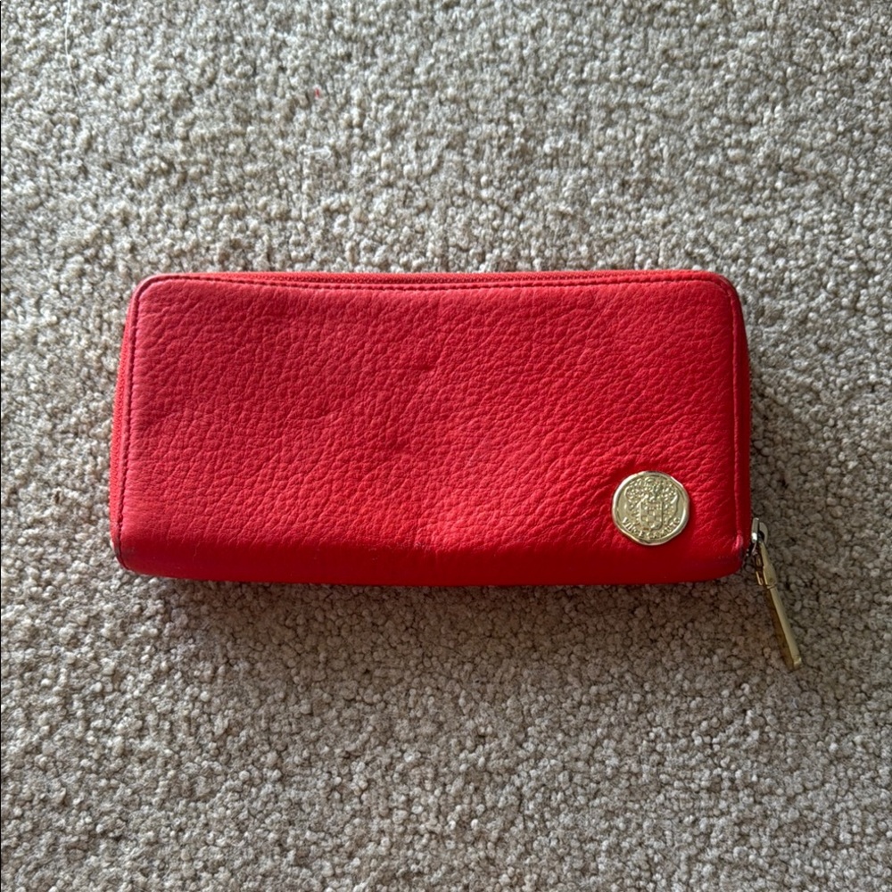 Red Leather Wallet